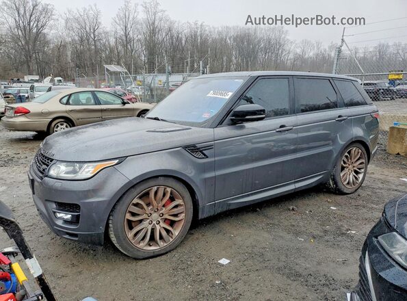 SALWR2EF2GA102485 2016 LAND ROVER RANGE Серый Передняя левая четверть