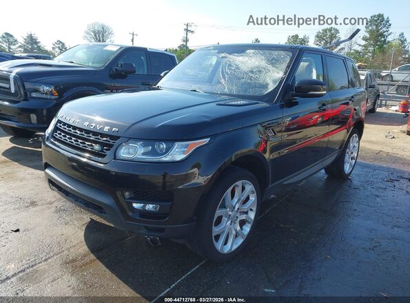 SALWR2EF6GA577492 2016 LAND ROVER RANGE ROVER SPORT Black Przód lewy
