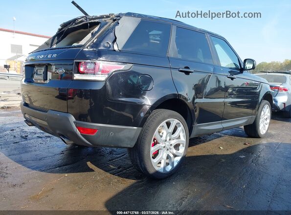 SALWR2EF6GA577492 2016 LAND ROVER RANGE ROVER SPORT Black Tył prawy