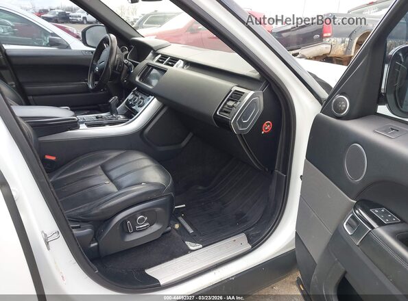SALWR2EF7GA570650 2016 LAND ROVER RANGE ROVER SPORT White Widok wnętrza z przodu