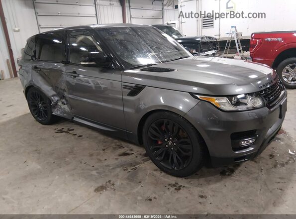 SALWR2FE0HA136366 2017 LAND ROVER RANGE ROVER SPORT Gray Front right