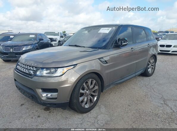 SALWR2FV9HA683300 2017 LAND ROVER RANGE ROVER SPORT Champagne Front left