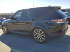2017 Land Rover Range Rover Sport Hse Черный vin: SALWR2FV9HA684513