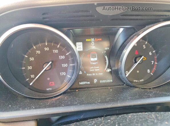 SALWR2FV9HA684513 2017 LAND ROVER RANGE Черный Вид щитка приборов