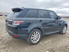 2016 Land Rover Range Rover Sport Hse Черный vin: SALWR2KF4GA654624