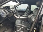 2016 Land Rover Range Rover Sport Hse Черный vin: SALWR2KF4GA654624
