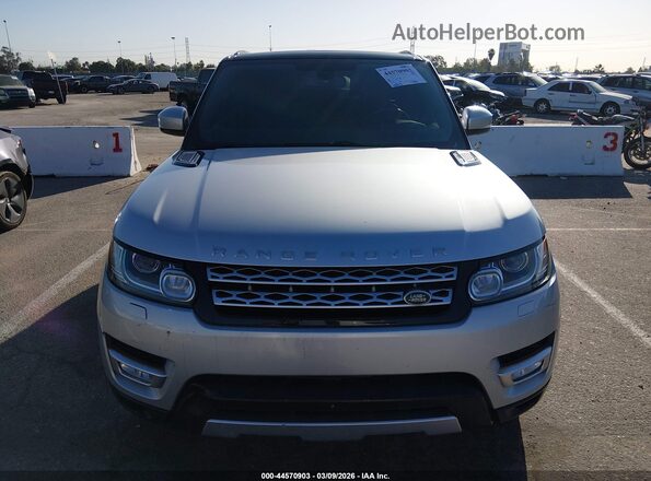 SALWR2KF6GA561989 2016 LAND ROVER RANGE ROVER SPORT Серебряный Вид спереди