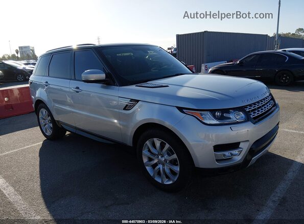 SALWR2KF6GA561989 2016 LAND ROVER RANGE ROVER SPORT Серебряный Передняя правая четверть