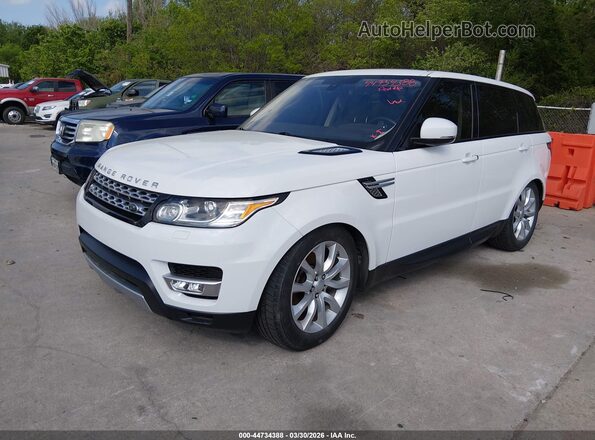 SALWR2KF7GA573715 2016 LAND ROVER RANGE ROVER SPORT White წინა მარცხენა ხედი სამი მეოთხედიდან