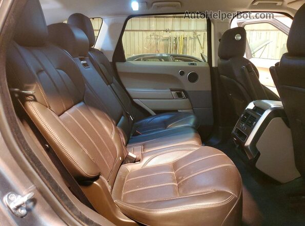 SALWR2KF7GA653306 2016 LAND ROVER RANGE Gray Widok wnętrza z tyłu
