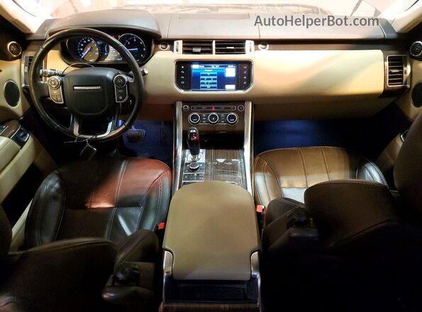 SALWR2KF7GA653306 2016 LAND ROVER RANGE Gray Widok deski rozdzielczej