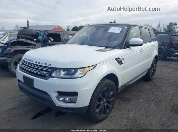SALWR2KF8GA658384 2016 LAND ROVER RANGE ROVER SPORT White Передня ліва чверть