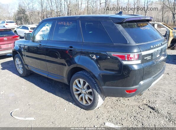 SALWR2PF2GA103407 2016 LAND ROVER RANGE ROVER SPORT Black Tył lewy