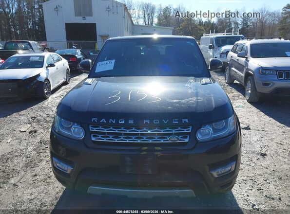 SALWR2PF2GA103407 2016 LAND ROVER RANGE ROVER SPORT Black Widok wnętrza z tyłu