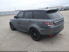 2016 Land Rover Range Rover Sport 3.0l V6 Supercharged Hse Gray vin: SALWR2PF3GA593176 2016 Land Rover Range Rover Sport 3.0l V6 Supercharged Hse Gray vin: SALWR2PF3GA593176