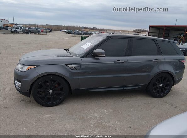 SALWR2PF3GA593176 2016 LAND ROVER RANGE ROVER SPORT Gray Widok wnętrza 360 stopni