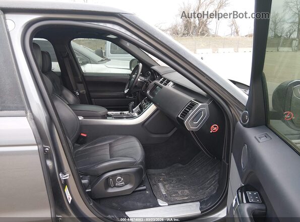 SALWR2PF3GA593176 2016 LAND ROVER RANGE ROVER SPORT Gray Widok wnętrza z przodu