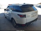 2016 Land Rover Range Rover Sport 3.0l V6 Supercharged Hse White vin: SALWR2PF7GA112619