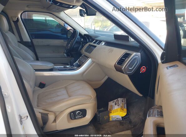 SALWR2PF7GA112619 2016 LAND ROVER RANGE ROVER SPORT White Вид салону спереду