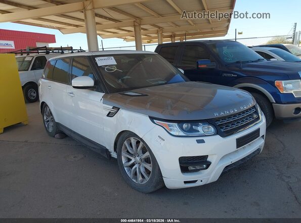 SALWR2PF7GA112619 2016 LAND ROVER RANGE ROVER SPORT White Передня права чверть