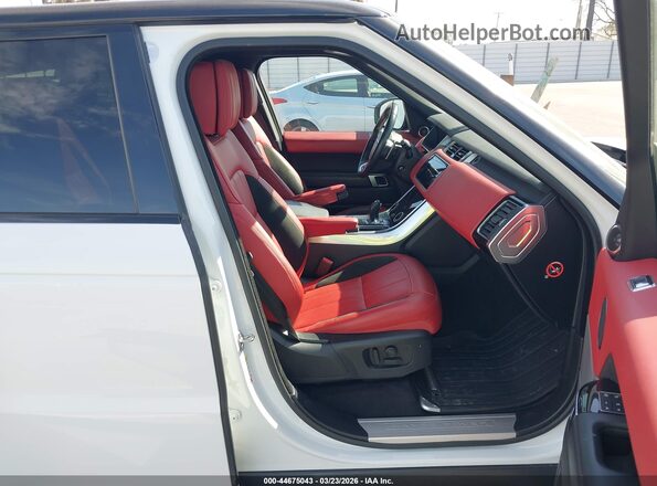 SALWR2RE1KA828591 2019 LAND ROVER RANGE ROVER SPORT White Widok wnętrza z przodu