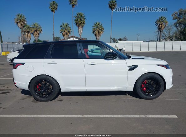 SALWR2RE1KA828591 2019 LAND ROVER RANGE ROVER SPORT White Widok wnętrza z tyłu