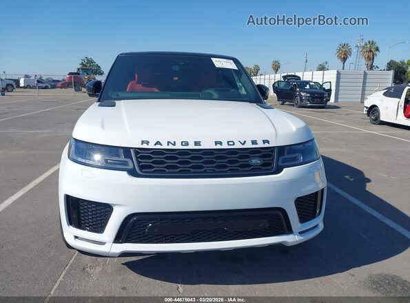 SALWR2RE1KA828591 2019 LAND ROVER RANGE ROVER SPORT White Widok zestawu wskaźników