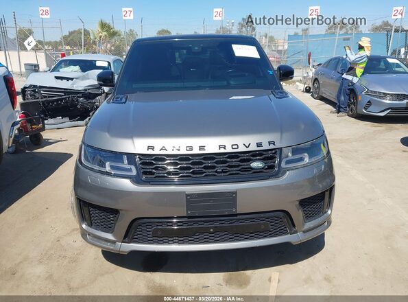 SALWR2RE4JA811010 2018 LAND ROVER RANGE ROVER SPORT Gray Widok zestawu wskaźników