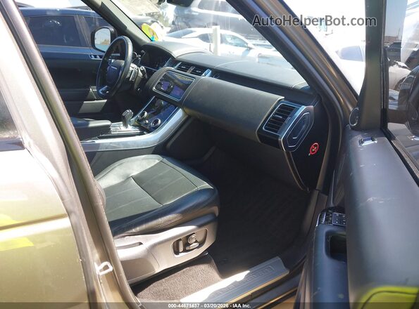 SALWR2RE4JA811010 2018 LAND ROVER RANGE ROVER SPORT Gray Widok wnętrza z przodu