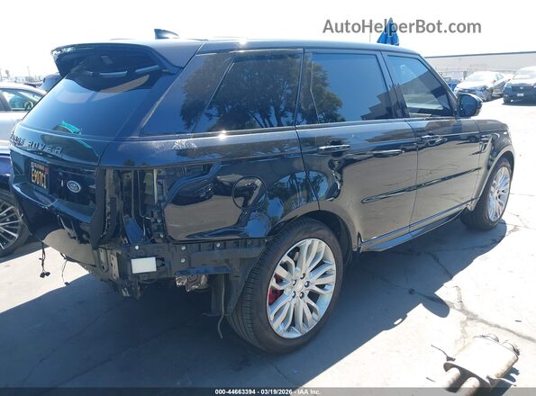 SALWR2RE7KA822827 2019 LAND ROVER RANGE ROVER SPORT Black Tył prawy