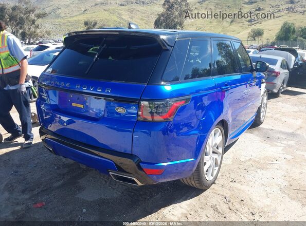 SALWR2RE9KA848264 2019 LAND ROVER RANGE ROVER SPORT Синий Задняя правая четверть