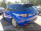 2019 Land Rover Range Rover Sport Supercharged Dynamic Синий vin: SALWR2RE9KA848264