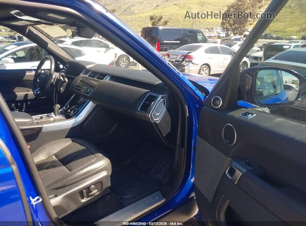 SALWR2RE9KA848264 2019 LAND ROVER RANGE ROVER SPORT Синий Вид салона спереди