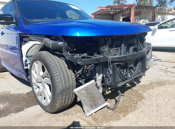 SALWR2RE9KA848264 2019 LAND ROVER RANGE ROVER SPORT Синий Вид спереди