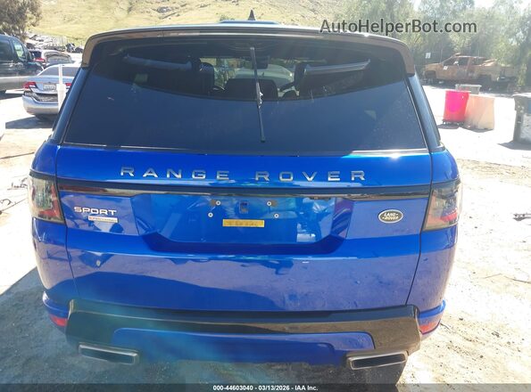 SALWR2RE9KA848264 2019 LAND ROVER RANGE ROVER SPORT Синий 