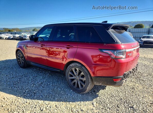 SALWR2RK5JA189510 2018 LAND ROVER RANGE Красный Задняя левая четверть
