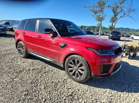 SALWR2RK5JA189510 2018 LAND ROVER RANGE Красный Передняя правая четверть