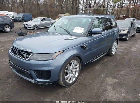 SALWR2RU5KA864260 2019 LAND ROVER RANGE ROVER SPORT Blue Przód lewy