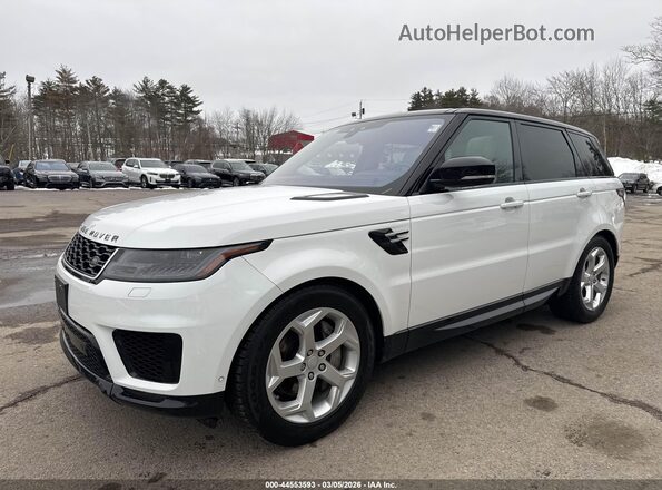 SALWR2RV2KA423131 2019 LAND ROVER RANGE ROVER SPORT Белый Передняя левая четверть