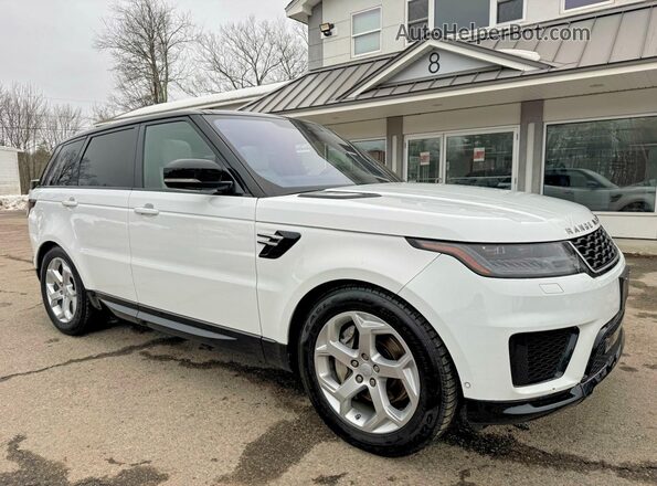 SALWR2RV2KA423131 2019 LAND ROVER RANGE Белый Передняя левая четверть