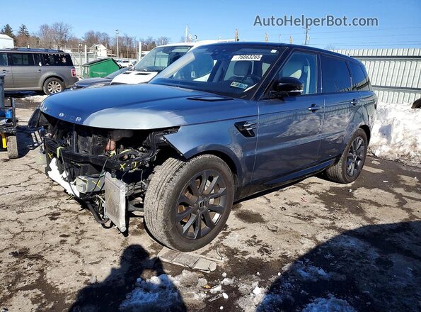 SALWR2RV6KA832412 2019 LAND ROVER RANGE Синий Передняя левая четверть