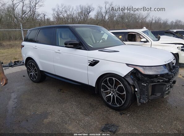 SALWR2RVXKA829240 2019 LAND ROVER RANGE ROVER SPORT White Widok wnętrza 360 stopni