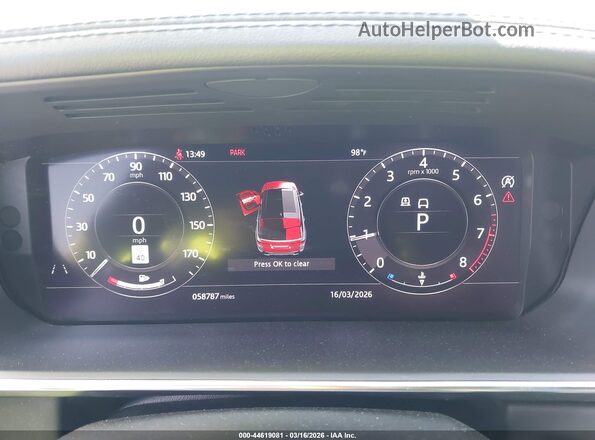 SALWR2SE0MA761494 2021 LAND ROVER RANGE ROVER SPORT Gray Vista de los asientos traseros
