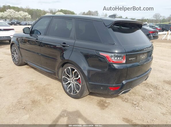 SALWR2SE5LA707977 2020 LAND ROVER RANGE ROVER SPORT Черный Задняя левая четверть