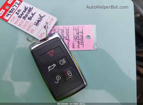 SALWR2SE5LA707977 2020 LAND ROVER RANGE ROVER SPORT Черный Вид панели приборов
