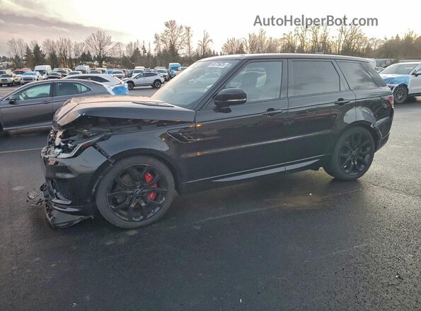 SALWR2SE7MA764828 2021 LAND ROVER RANGE Черный Передняя левая четверть