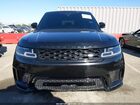 2020 Land Rover Range Rover Sport Hse Dynamic Черный vin: SALWR2SE9LA743879