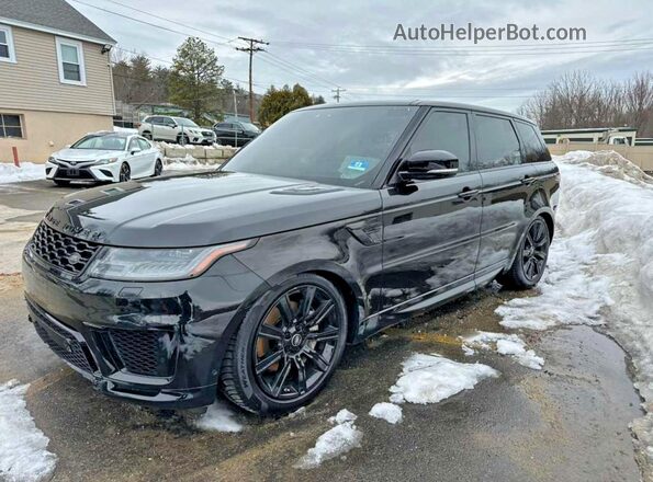 SALWR2SUXLA714513 2020 LAND ROVER RANGE Черный Передняя левая четверть