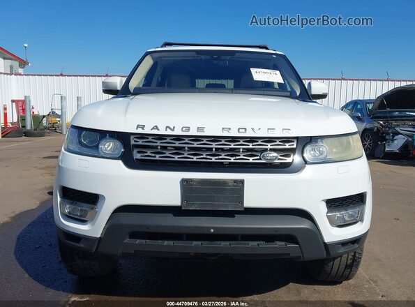 SALWR2VF7GA584757 2016 LAND ROVER RANGE ROVER SPORT White Вид задньої частини салону