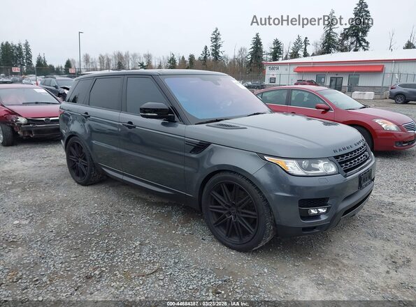 SALWR2VF8GA651835 2016 LAND ROVER RANGE ROVER SPORT Gray Delantero derecho